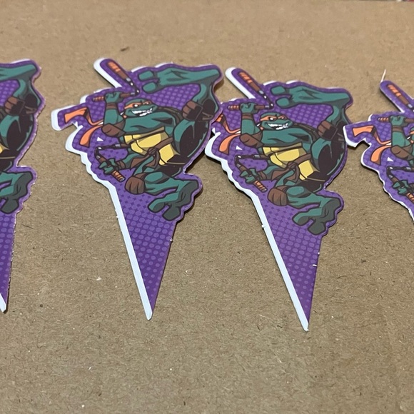 Teenage Mutant Ninja Turtles Birthday Cake Topper - Picture 4 of 10